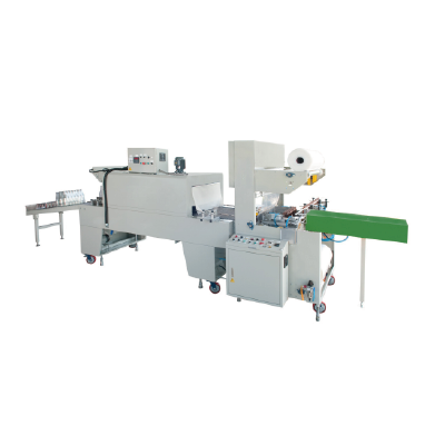 全自動集體套袋封口包裝機+收縮機, ALB-600A+ALC-1500