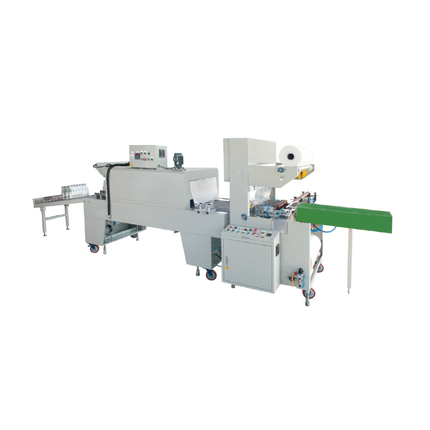 Fully Automatic Group Packaging and Shrink Wrapping Machine, ALB-600A+ALC-1500