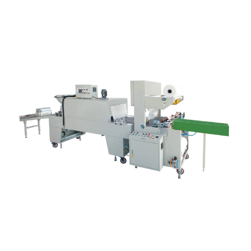 Fully Automatic Group Packaging and Shrink Wrapping Machine, ALB-600A+ALC-1500